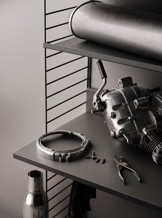 Low shelf Zet Storing System de String Furniture