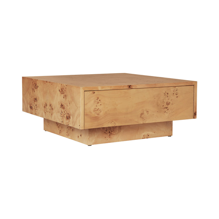 Mesa de Centro Burl con cajón