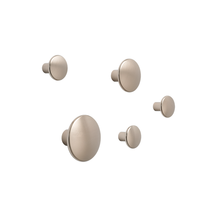 The Dots Metal Coat Rack, Pack of 5