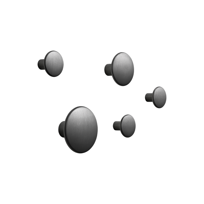 The Dots Metal Coat Rack, Pack of 5