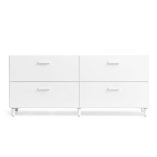 Relief low chest of drawers with legs String Furniture