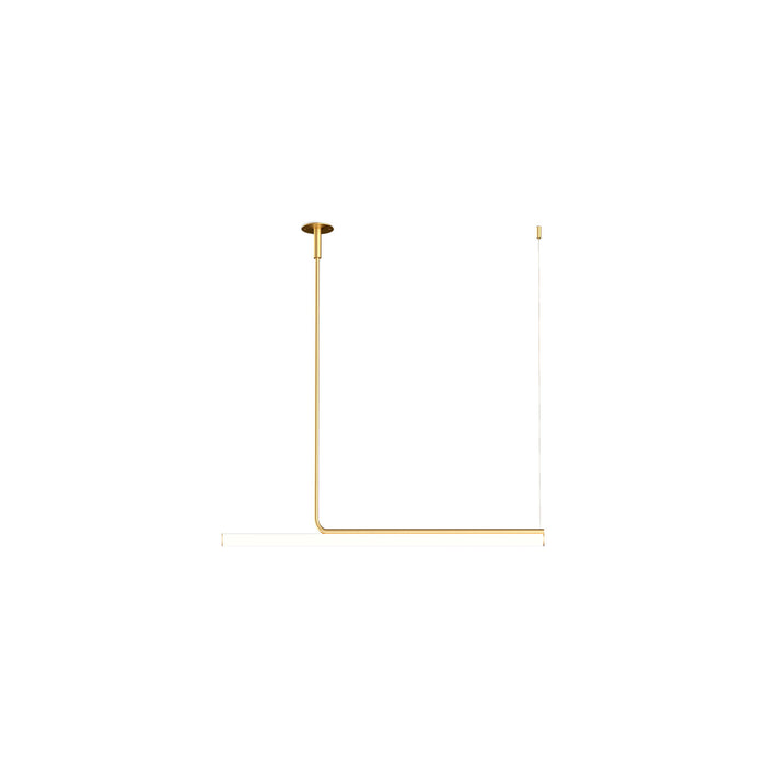 Ambrosia Matte Gold Ceiling Lamp
