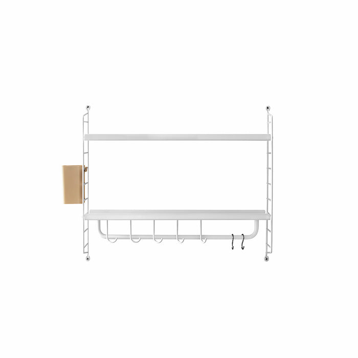 Low shelf Zet Storing System de String Furniture
