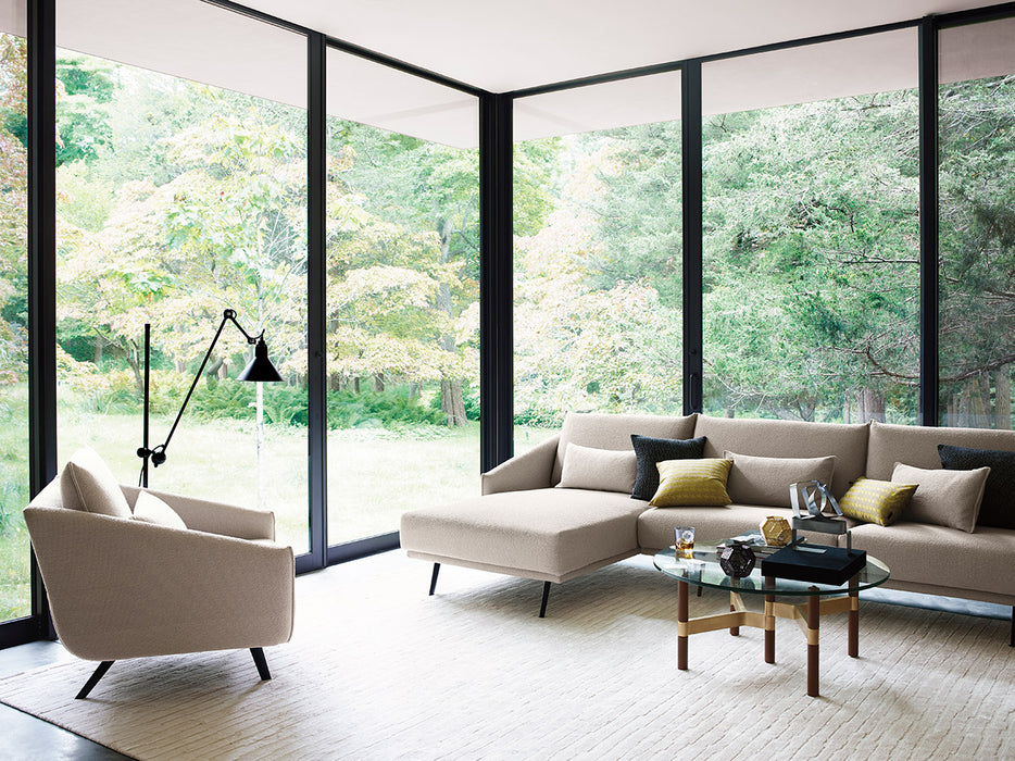 Couture Sofa with Chaise Longue