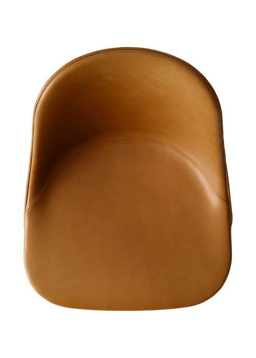 Silla Harbour Tapizada con Base Roble