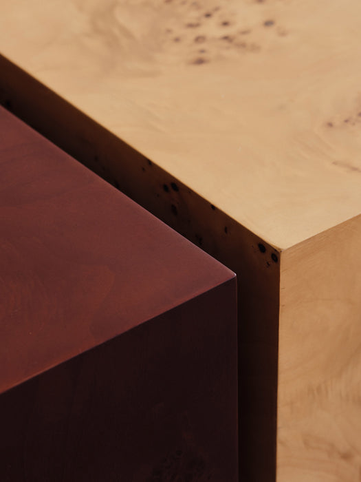 Mesa de Centro Burl con cajón